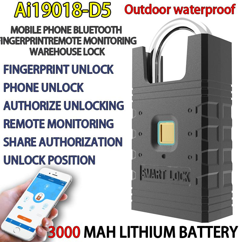 Mobile phone Bluetooth fingerprint remote monitoring warehouse lock                                                                                                                                     